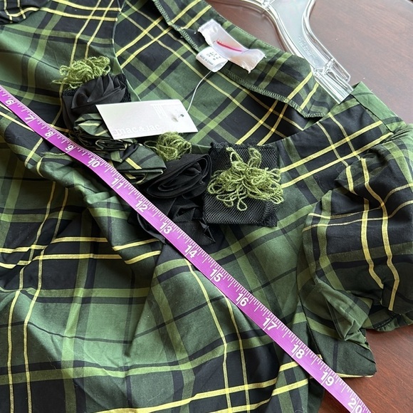 Mac & Jac short sleeve top camouflage colors babydoll sleeves and flare cut - Picture 8 of 12